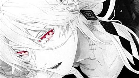 Vampire We Heart It Anime Black And White And Red Eyes
