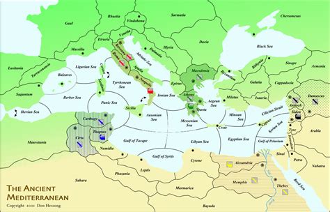 Ancient Mediterranean Sea Map