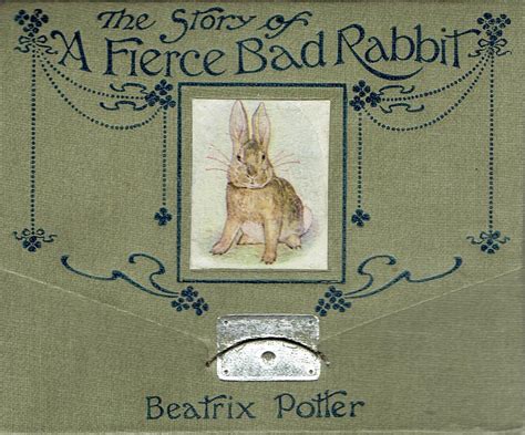 THE STORY OF A FIERCE BAD RABBIT By Potter Beatrix Fine Hardcover St Edition Wallace