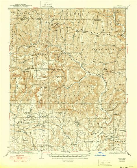 Ozone Arkansas 1936 1949 Usgs Old Topo Map Reprint 15x15 Ar Quad