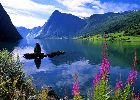 Calm Mountain Lake Wallpaper Nature And Landscape