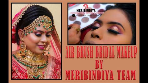 Full Bridal Airbrush Makeup At Venue By Meribindiya Team