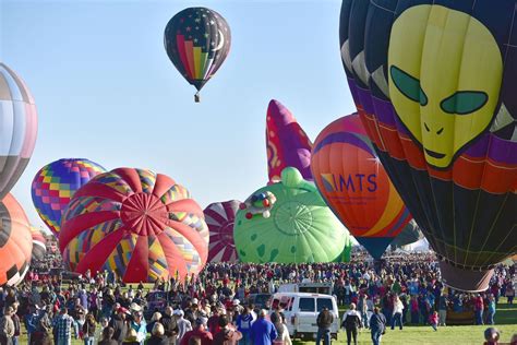 New Mexicos Skies Burst With Color During Worlds Largest Hot Air