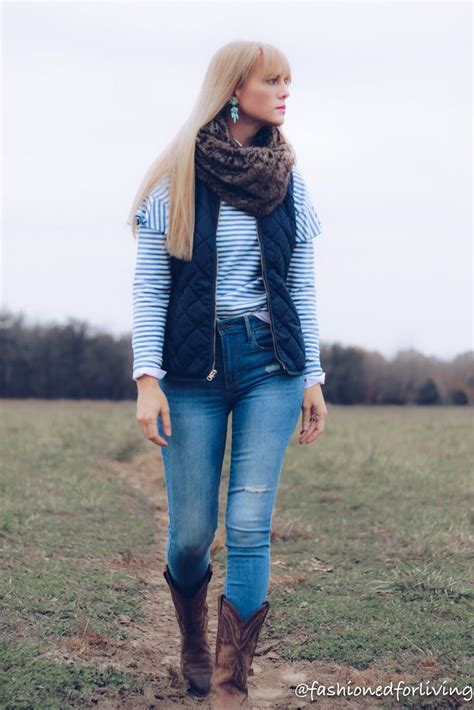 How To Look Stylish In Outfits With Cowgirl Boots And Jeans