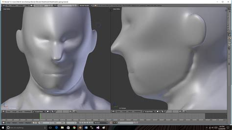 Modeling Sculpting A Human Model For Animation Blender Stack Exchange