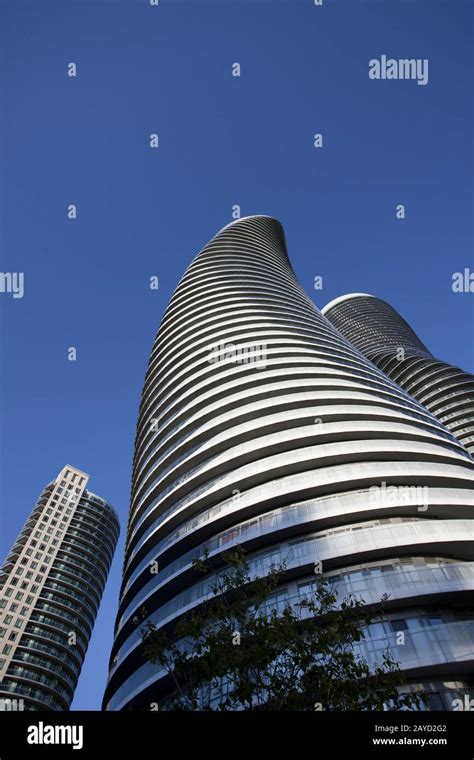 Absolute Towers Mississauga Toronto Stock Photo Alamy