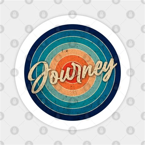 Journey Retro Wordmark Pattern 80s 90s Birthday Vintage Style Journey