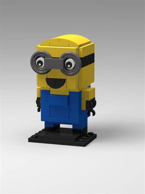 Lego Moc Minion Bob By Dcamarshall Rebrickable Build With Lego