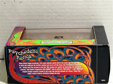 Sealed 2002 Mattel Hot Wheels Psychedelic Relics Twin Mill And Red Baron