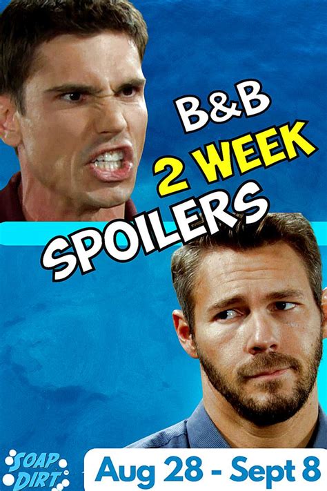 Bold And The Beautiful Two Week Spoilers Finn Confronts Liam For Wife