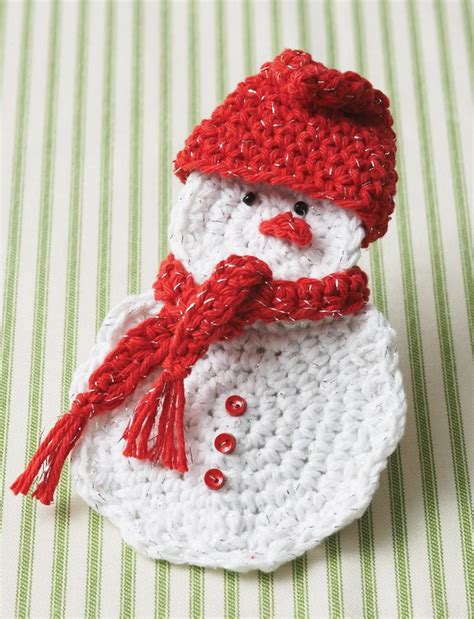 Snowman T Card Holder Patterns Yarnspirations Christmas