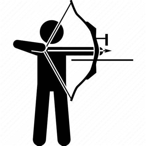 Arrow Bow Man Shoot Icon Download On Iconfinder