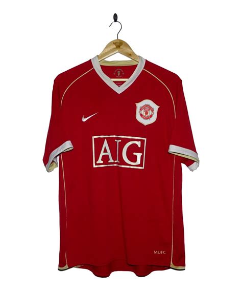 2006 07 Manchester United Home Shirt L The Kitman Football Shirts