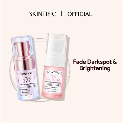Skintific 10 Niacinamide Brightening Serum 20ml And 7 Days Brightening