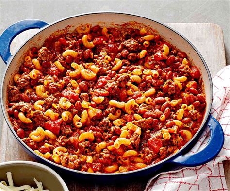 Chili Pasta Skillet Better Homes And Gardens