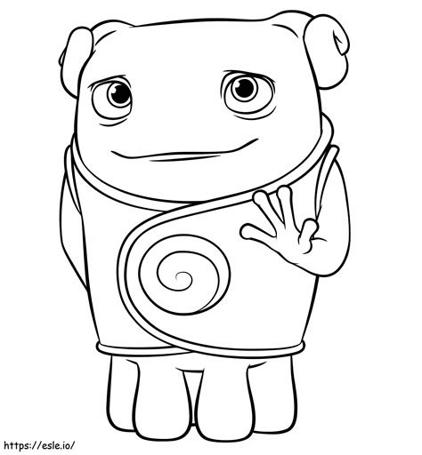 Oh From Home Coloring Page