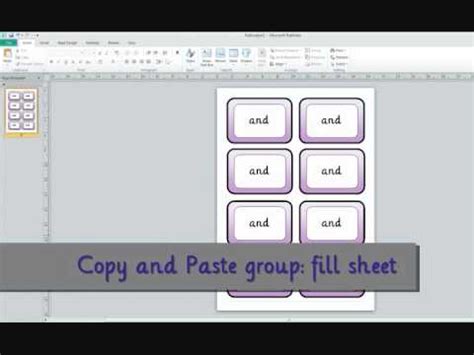 Create and share flash cards to keep the facts in your head when you need them. Making Flash Cards in Microsoft Publisher - YouTube