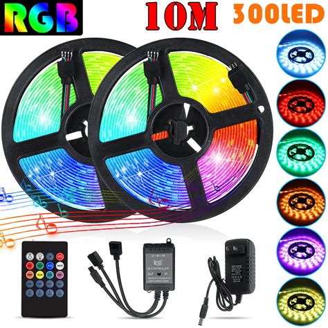 Led Strip Lights164328ft Led Music Sync Color Changing Lights With