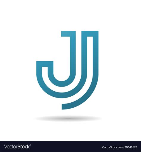Creative Letter J Logo Royalty Free Vector Image