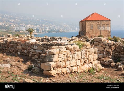Ancient Ruins Byblos Unesco World Heritage Site Jbail Lebanon