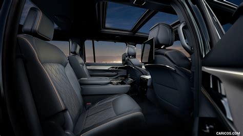 2022 Jeep Grand Wagoneer Interior Rear Seats Wallpaper 91 1280x960