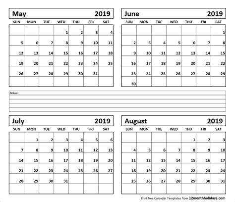 June July Printable Calendar Example Calendar Printable