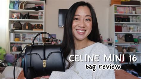 CELINE MINI 16 BAG REVIEW Blackpink Lisa S Go To Mini Bag YouTube