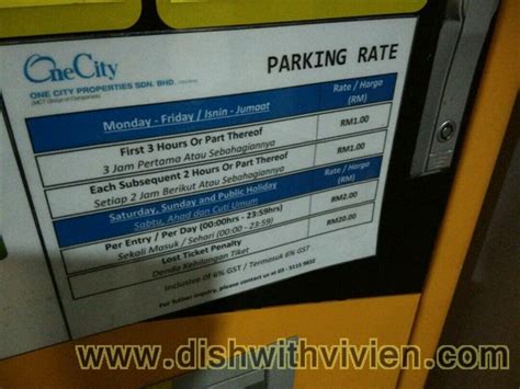 Parking @ 1 utama shopping centre. Parking Rate in Kuala Lumpur: One City Mall, USJ, SkyPark