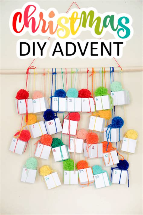 Advent Calendars Diy Christmas Calendar Bags With Stickers Ba