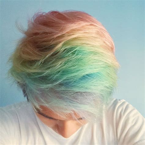 Spikedlemonadeshots Pastel This Time Pastel Rainbow Hair Pastel