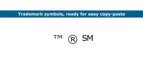 Canada also has an official mark symbol, ⓜ, to i. TM symbol - Trademark Symbols, easy² {copy⇔paste}