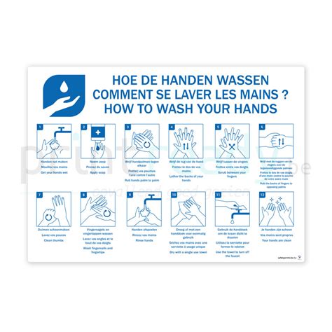 Poster Hoe Handen Wassen Nlfreng Printreadybe