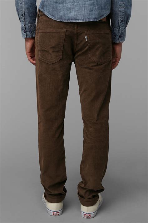 Lyst Urban Outfitters Levis 511 Corduroy Pant In Brown For Men