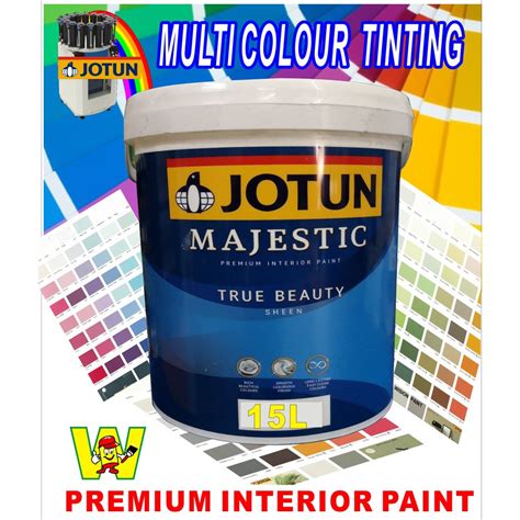 Check out the price table above for more with paints from jotun malaysia, you have an abundance of paint colours to choose from for your next home improvement project. MULTI COLOUR / 1L OR 5L / JOTUN PAINT / JOTUN MAJESTIC ...