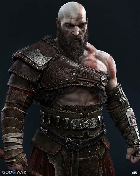 Artstation Kratos God Of War Ragnarok