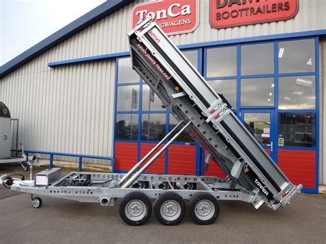 Brian James achterwaartse tridem Kipper - TonCa | Damco Aanhangwagens