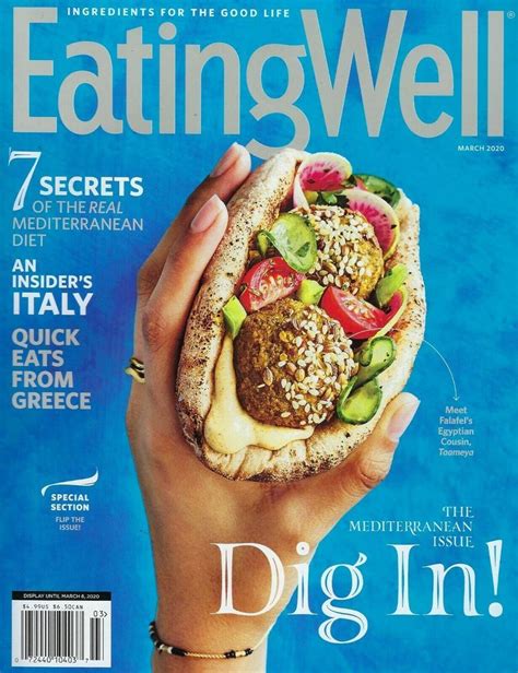 Eating Well Magazine March 2020 In 2021 Eating Well Magazine Food