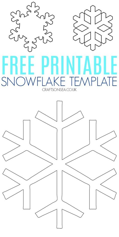 Free Snowflake Template Printable Pdf Printable Snowflake Template