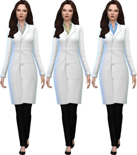Deelitefulsimmer Lab Coat Sims 4 Downloads