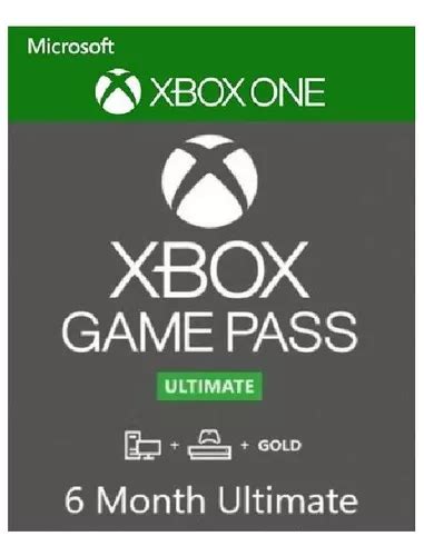 Xbox Gamepass Ultimateea Play Live Gold 6 Meses Digital