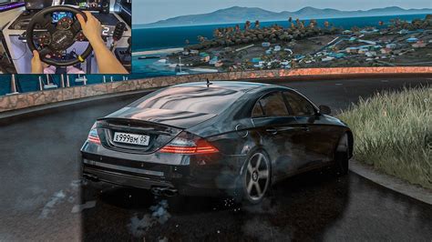 Mercedes Benz CLS AMG W Sliding Around Union Island Assetto