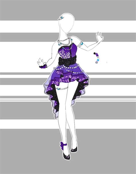outfit adoptable 34 closed by scarlett knight with images anime dress art clothes