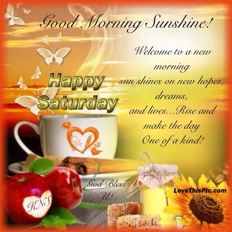 Happy saturday quotes and images. Welcome To A New Morning Happy Saturday Pictures, Photos ...