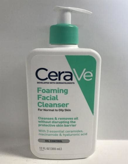 Cerave Hydrating Facial Cleanser Moisturizing Non Foaming Face Wash