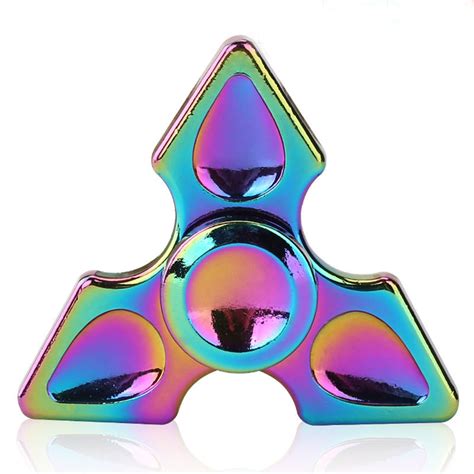 Fidget Spinner Kovový Fidget Spinner Diamond 3 Rainbow Highlifecz