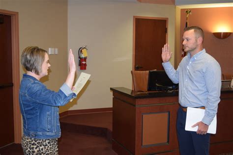 Swearing In West Plains Daily Quill