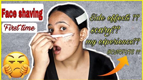 I Shaved My Face For The First Time Pros And Cons Step By Step In Hindi Aayushi Kalher