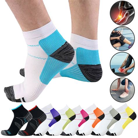 Unisex 15 20 Mmhg Compression Socks Plantar Fasciitis Relief Foot Pain