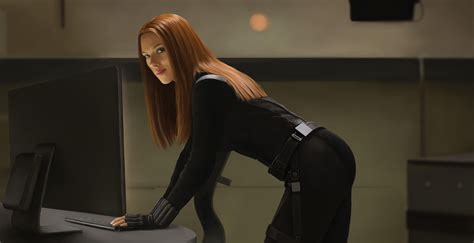 Scarlett Johansson Captain America Black Widow 2k Captain America