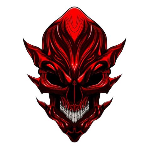 Premium Vector Devil Evil Skull